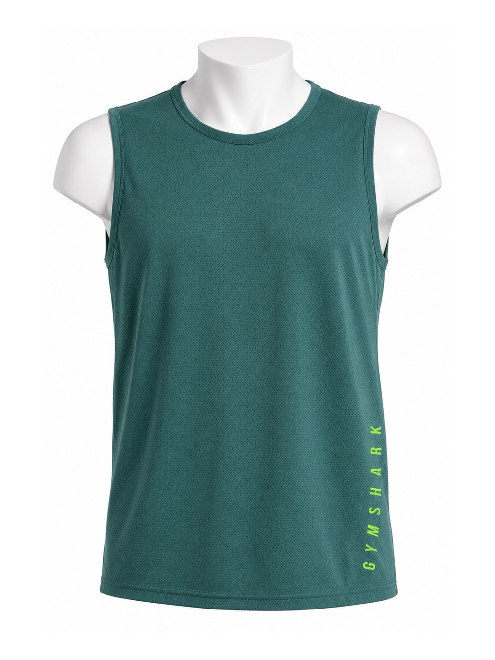 Size‎ L Men’s Gymshark Mesh Training Tank Top Green Performance